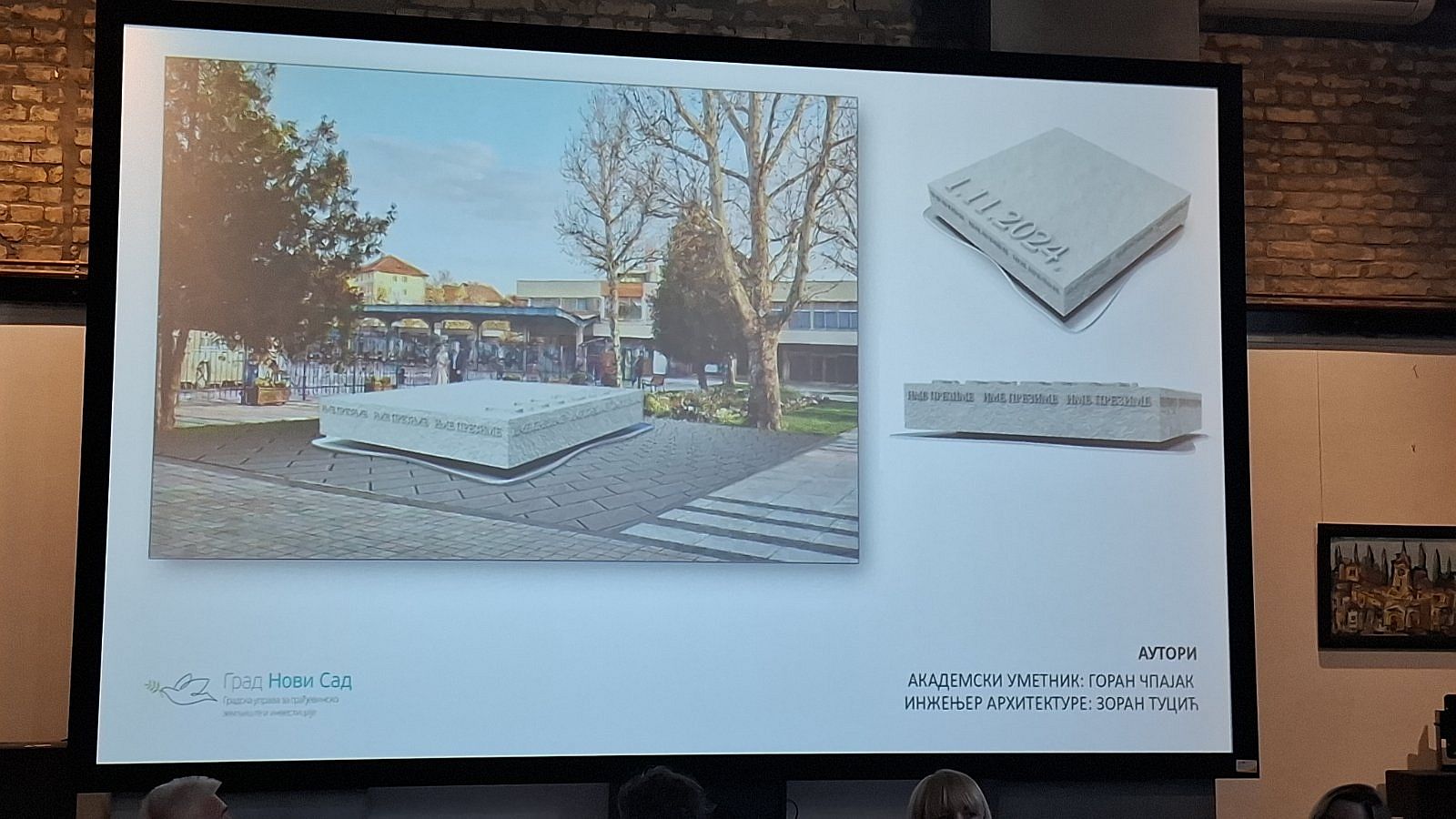 Coros de NS y GP Bravo sobre la solución conceptual para el monumento a los asesinados en la estación de tren: ¡Vergonzosos, hipócritas, no son competentes!